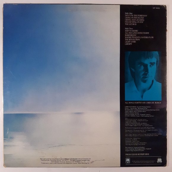 Chris De Burgh - The Getaway - Vinyl LP Record - Picture 2 of 6